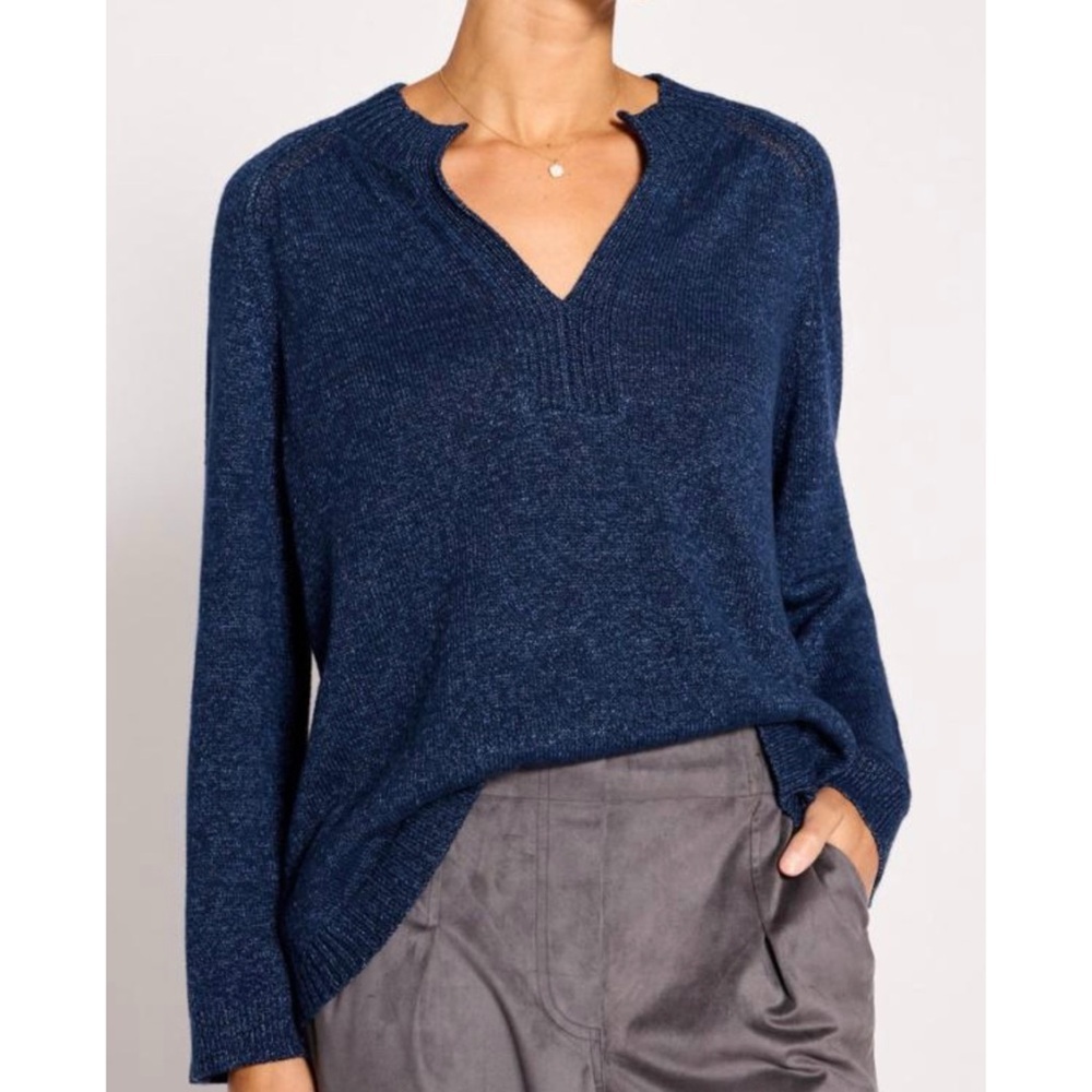 BROCHU WALKER riley sweater in marl NEW
